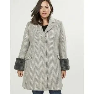 Plus Size Lane Bryant Faux Fur Coats Lane Bryant Jackets Coats Nwt